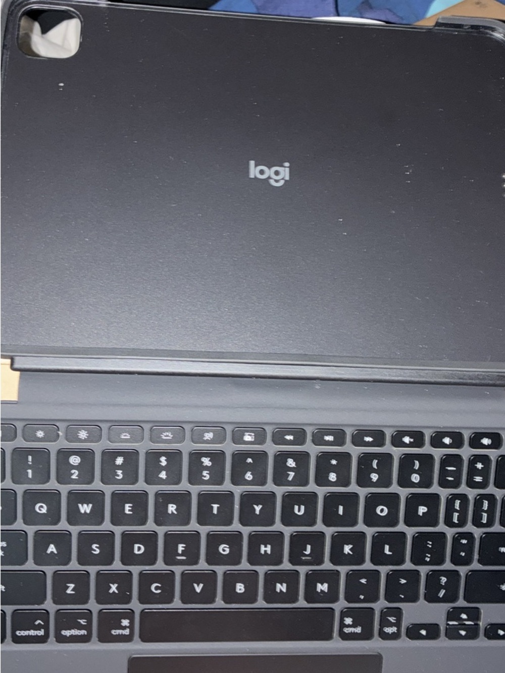 Logitech Black Bluetooth Keyboard Case for Tablets with Integrated Keys